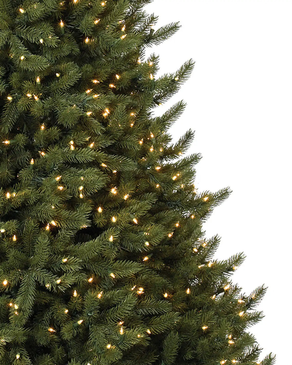 Snowtime 7ft Hazen Slim Blue Pine Pre-Lit Artificial Christmas Tree – 300 Warm White LEDs