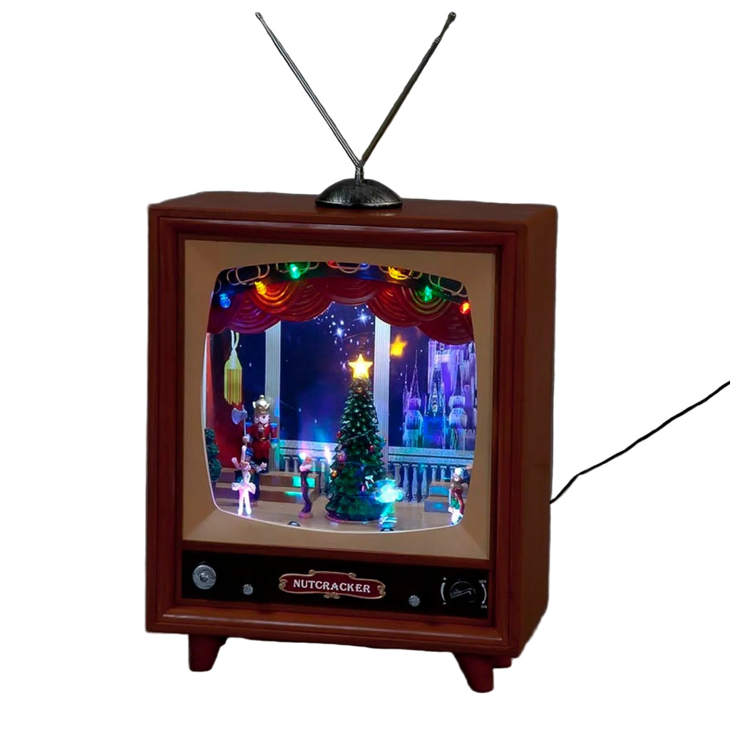 Snowtime LED Nutcracker Scene TV
