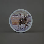 Santa Round Wall Canvas