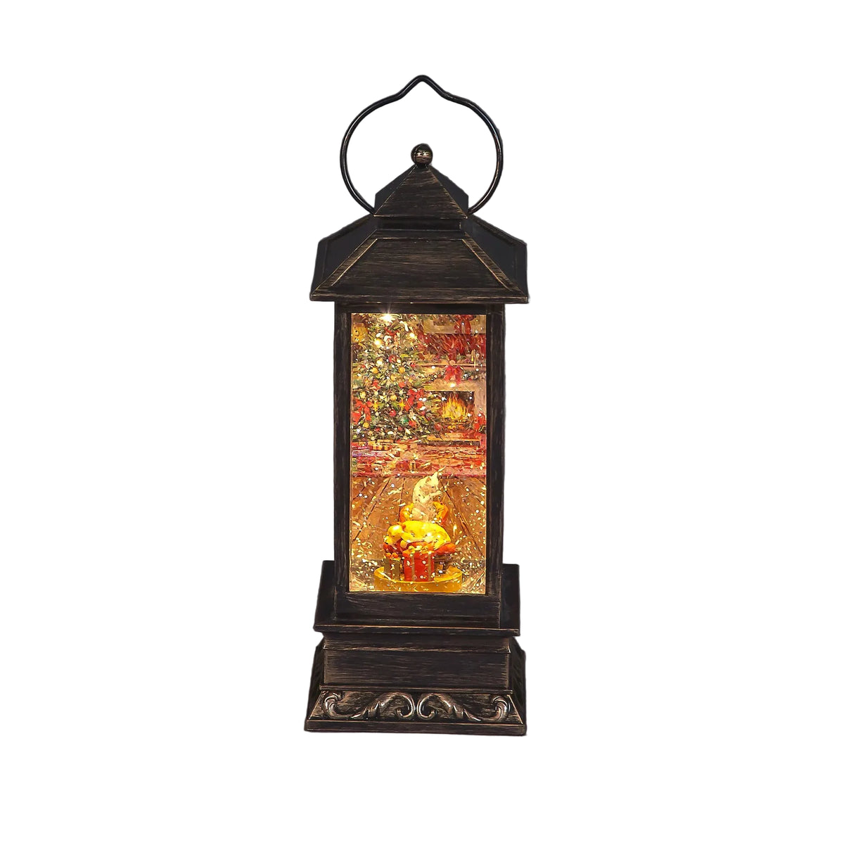Water Lantern with Macneil 'Christmas Interior Scene' Battery Powered LED