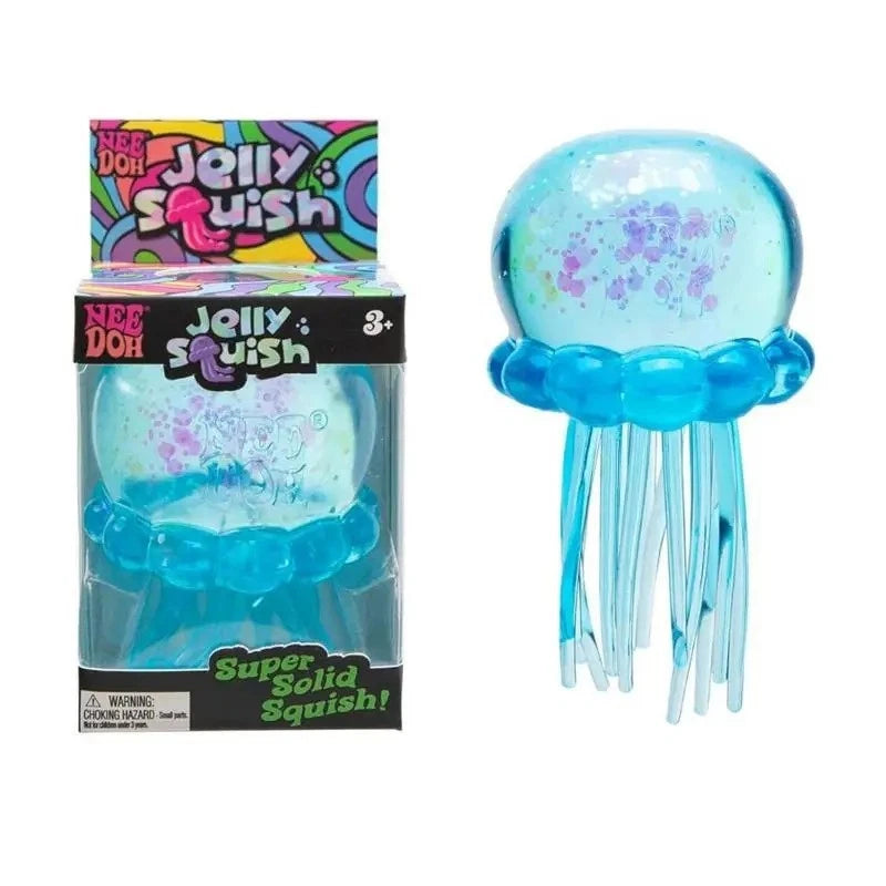NeeDoh Jellyfish Jelly Squish (Large) (Colours may vary)