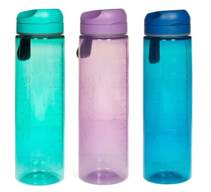 *TOP DEAL* Sistema Hydrate Bottle Flip Top  1 litre  3 Colours Green, Purple & Blue RRP £16 Only £6.95