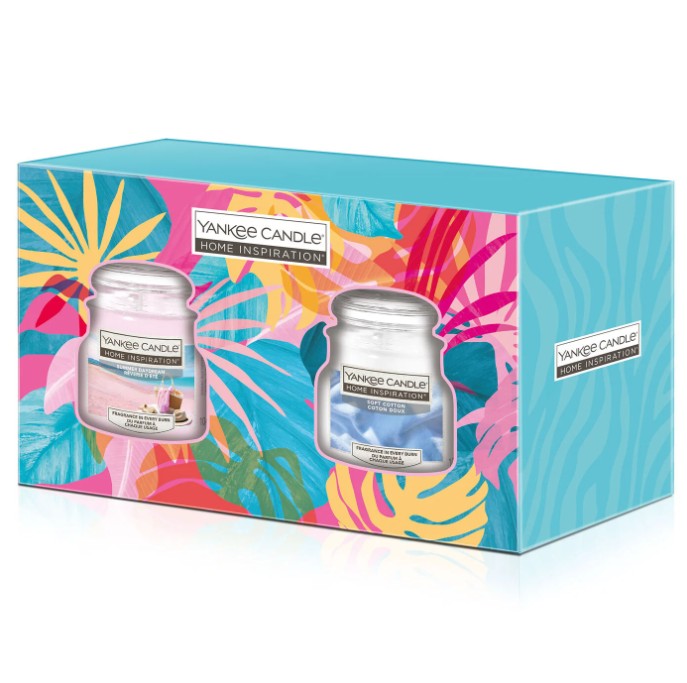 Yankee Candle Home Inspiration Summer Daydream & Soft Cotton Small Jars Gift Set RRP £16 Our Price £7