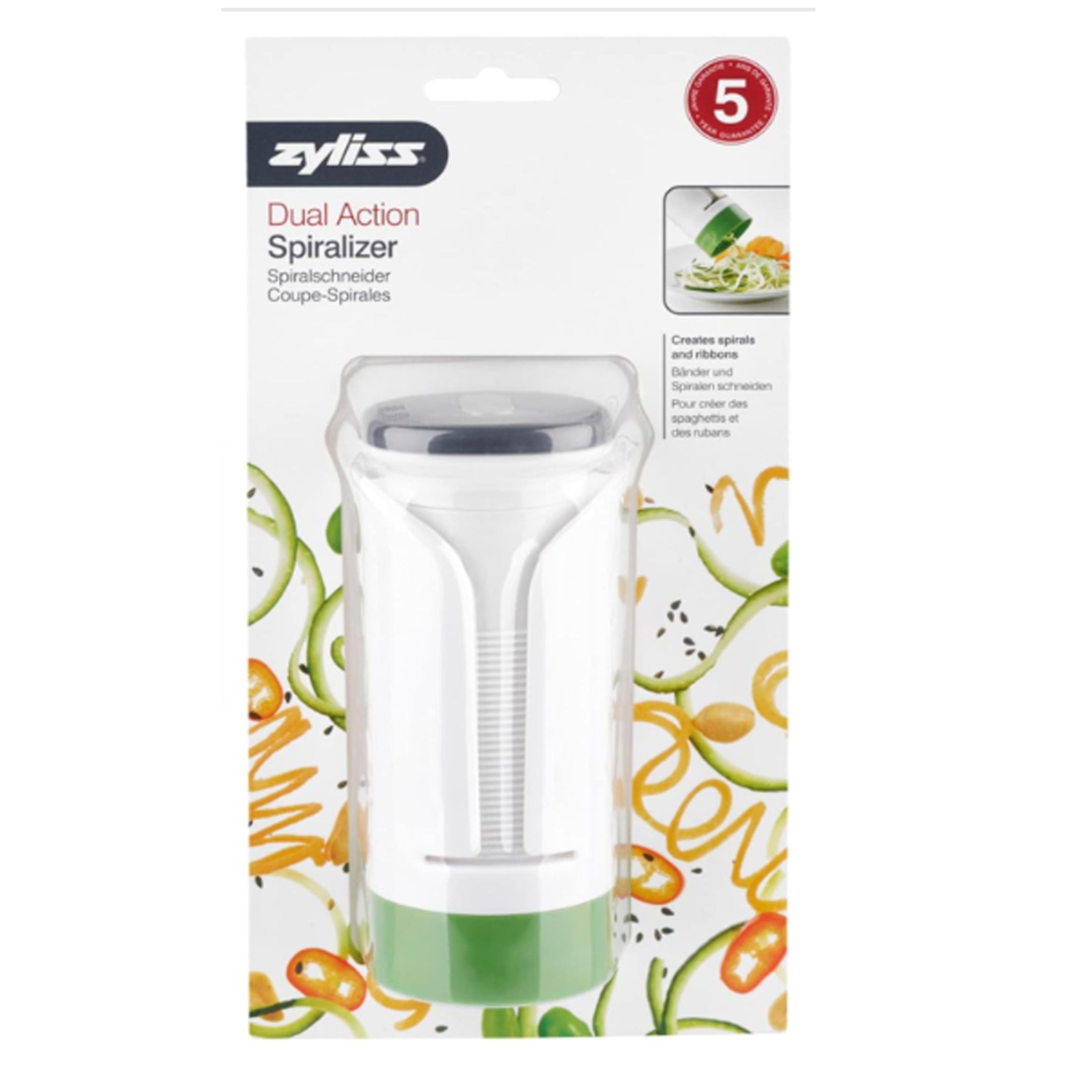 Zyliss - Dual Action Spiralizer RRP £15 Our Price £5