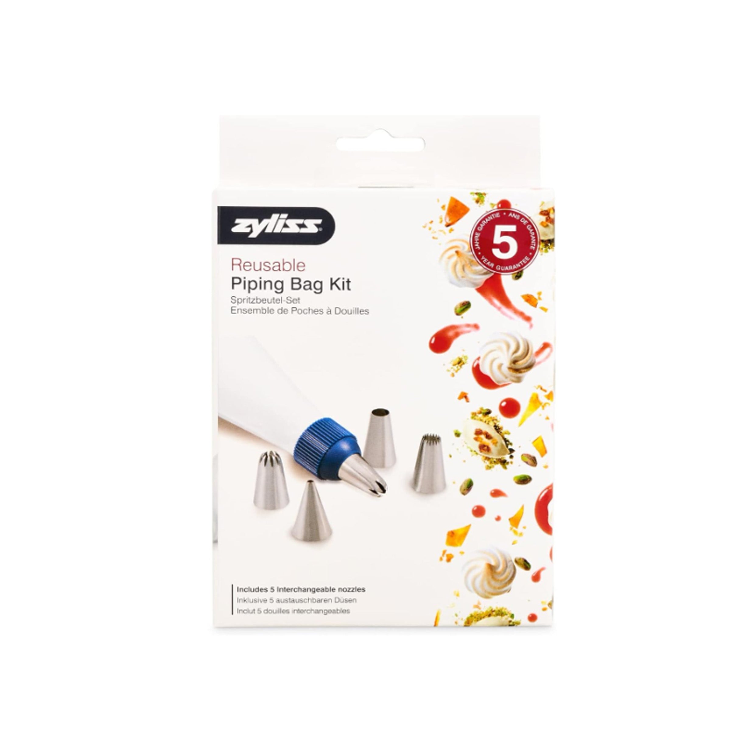 Zyliss - Reusable Piping Bag Kit RRP £12.49 Our Price £6